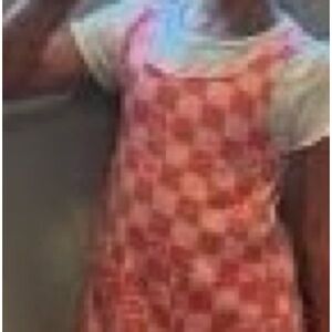 Derek Heart Pink Floral Pattern Kids Dress